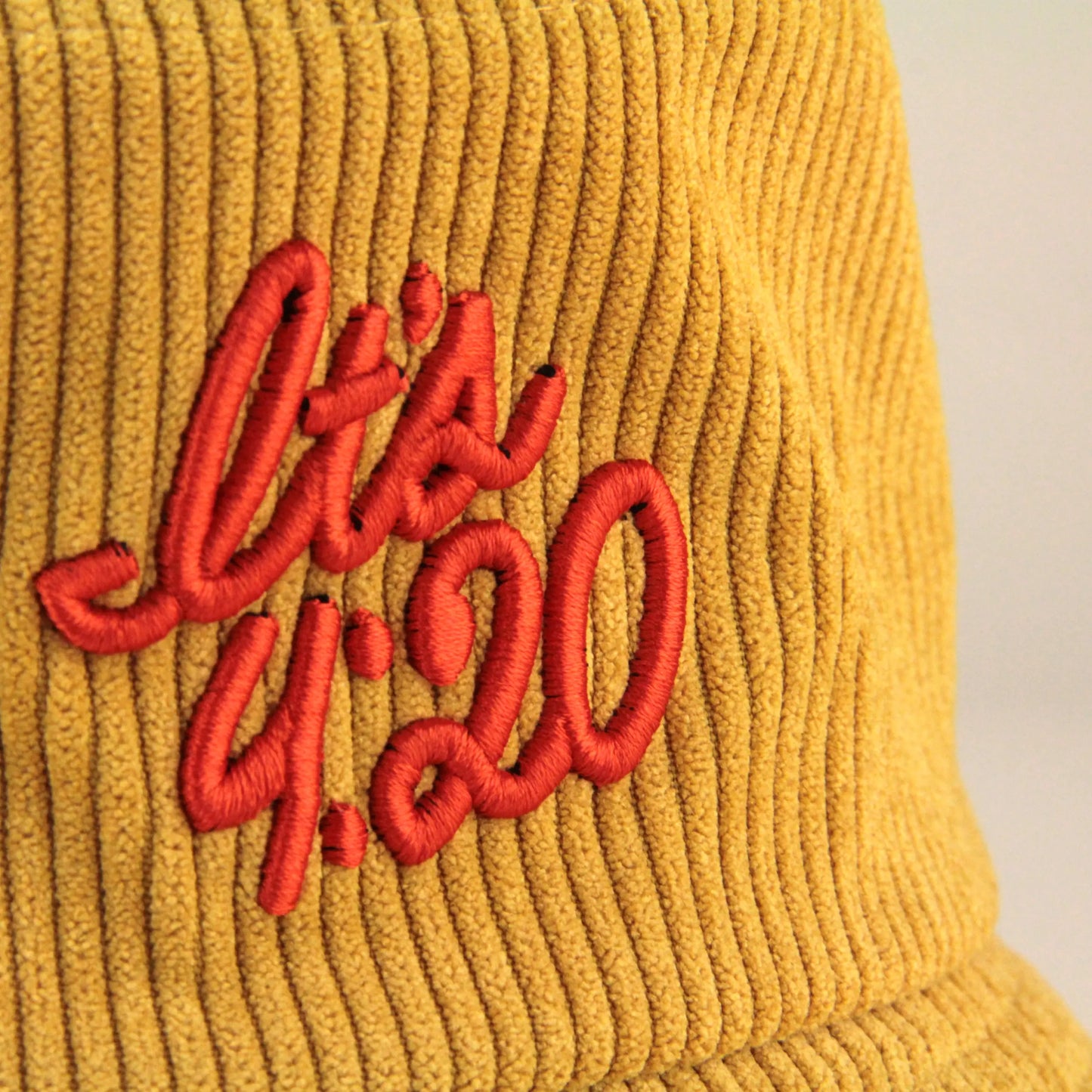 It's 420 Corduroy Bucket Hat - Yellow